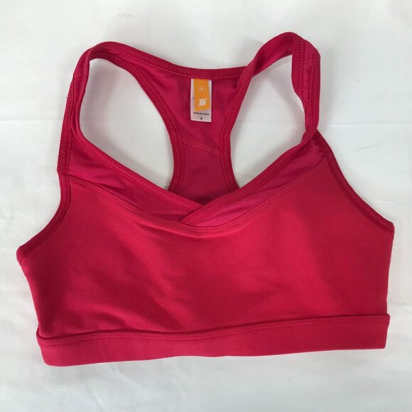 LUCY ~ WOMENS SMALL ~ PINK RACERBACK SPORTS BRA - Picture 1 of 5